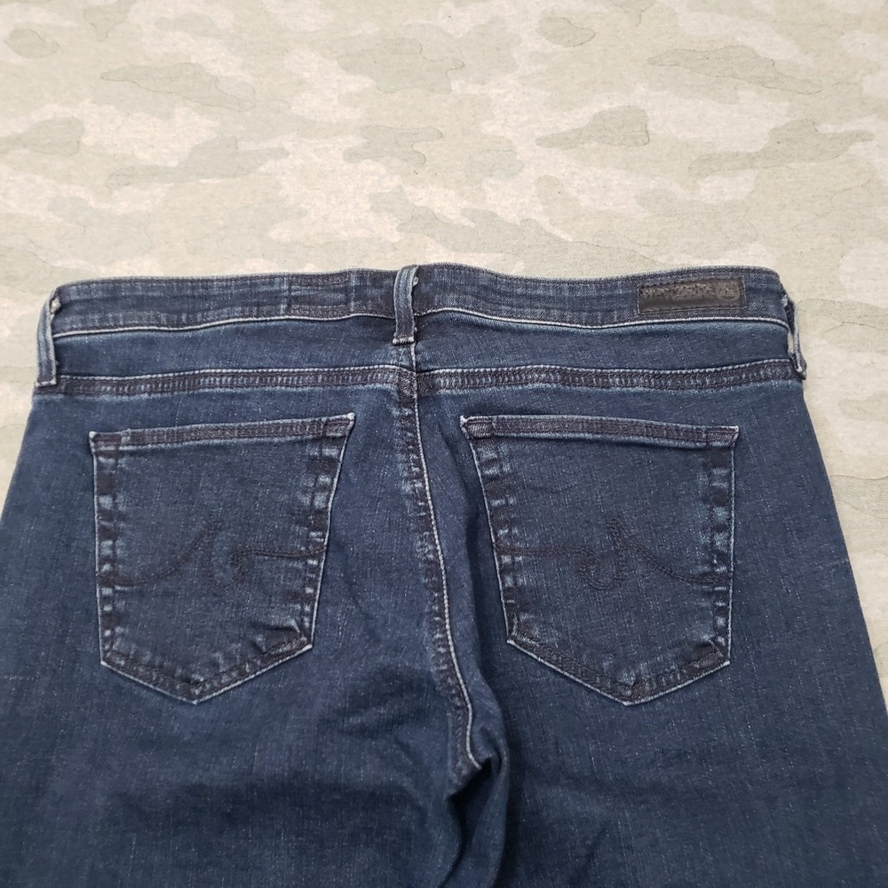 AG Adriano Goldschmied Jeans Womens 28R Blue The Stevie Straight Denim Medium - Picture 9 of 10